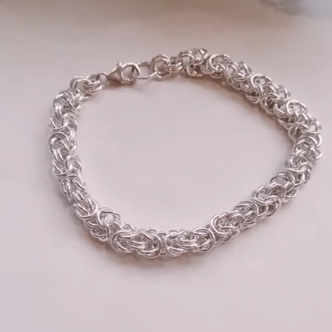 Super Chunky Kings Pattern Bracelet