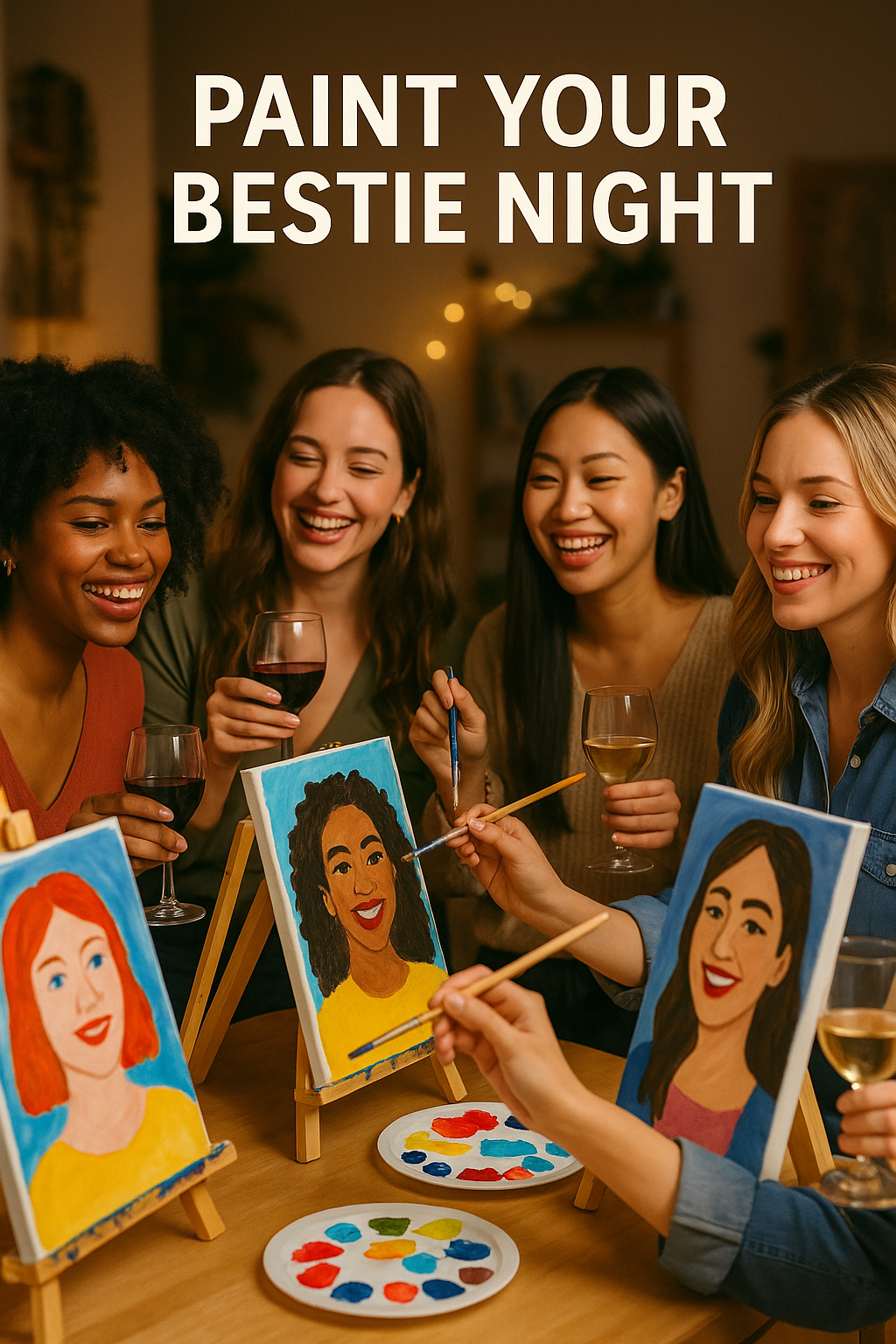 Paint Your Bestie - Canvas Painting Evening