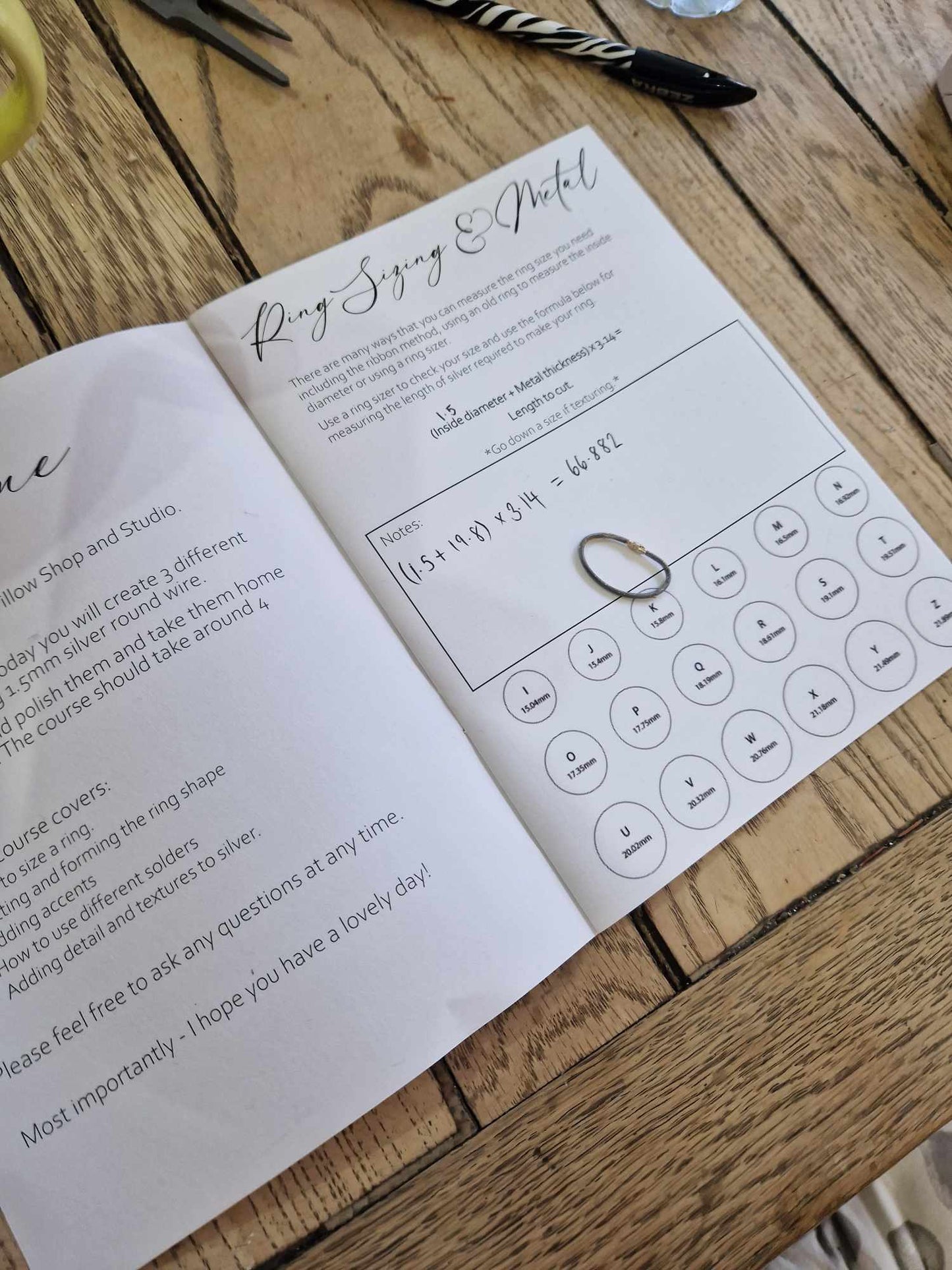 3 Stacker Ring Making Course -  15th November