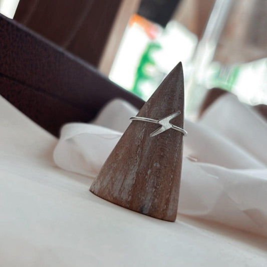 Silver Lightning Ring