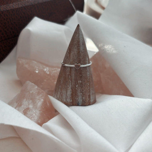Silver Heart Ring