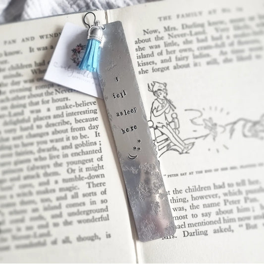 I Fell Asleep Here Bookmark