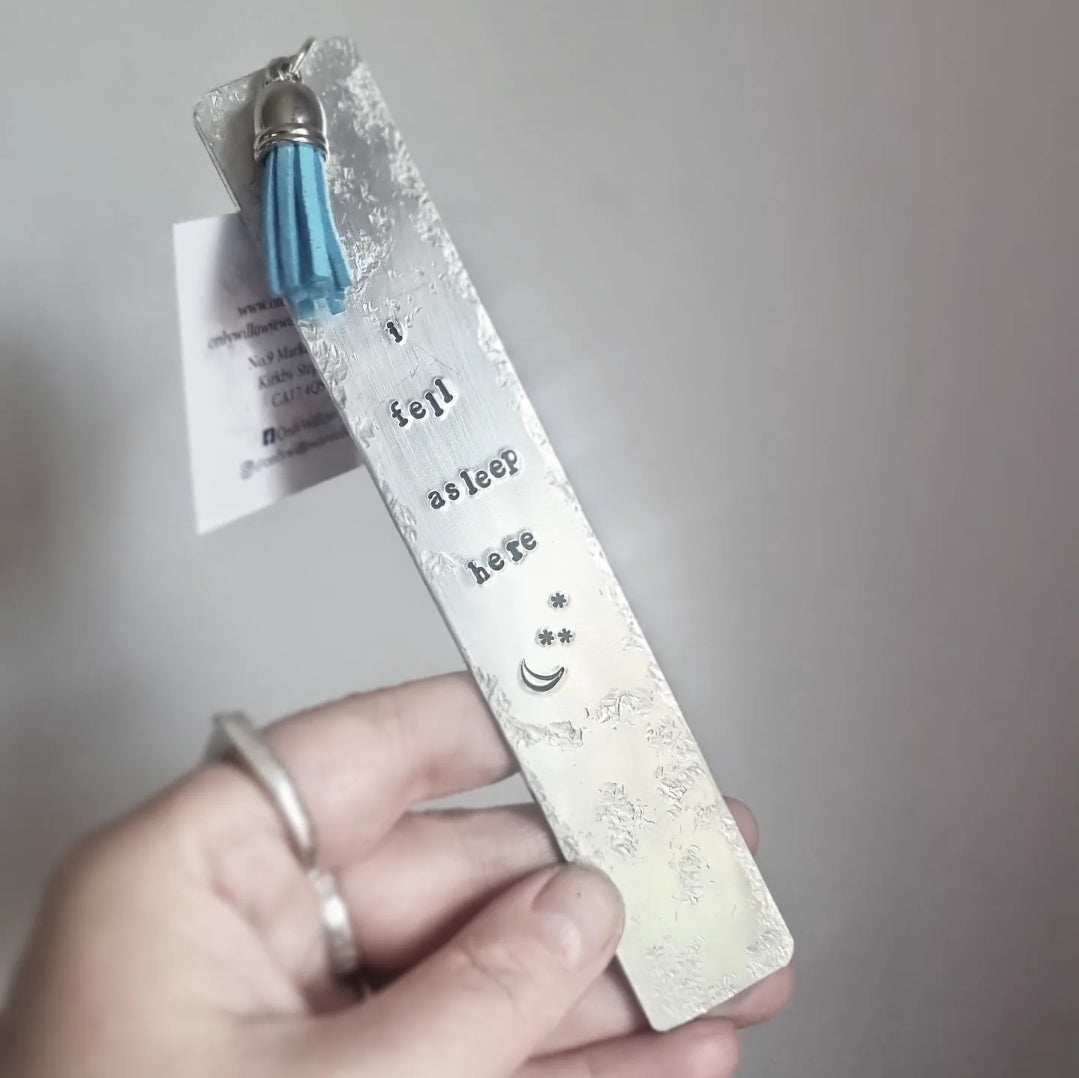 I Fell Asleep Here Bookmark