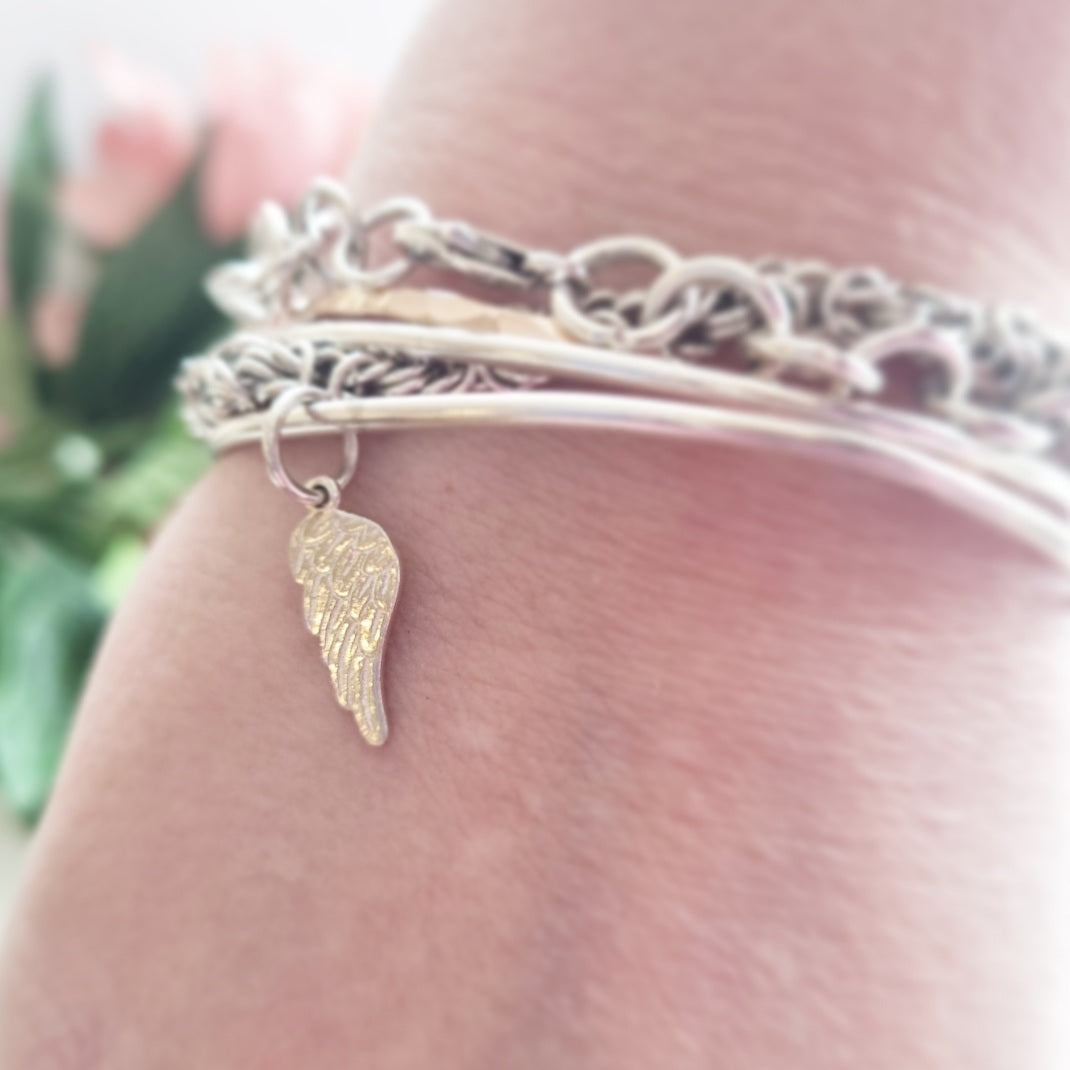 Angel Feather Bangle