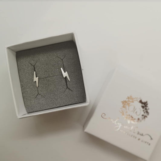 Lightning Stud Earrings