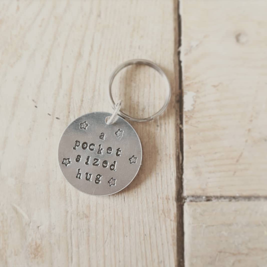 A pocket sized hug Keyring