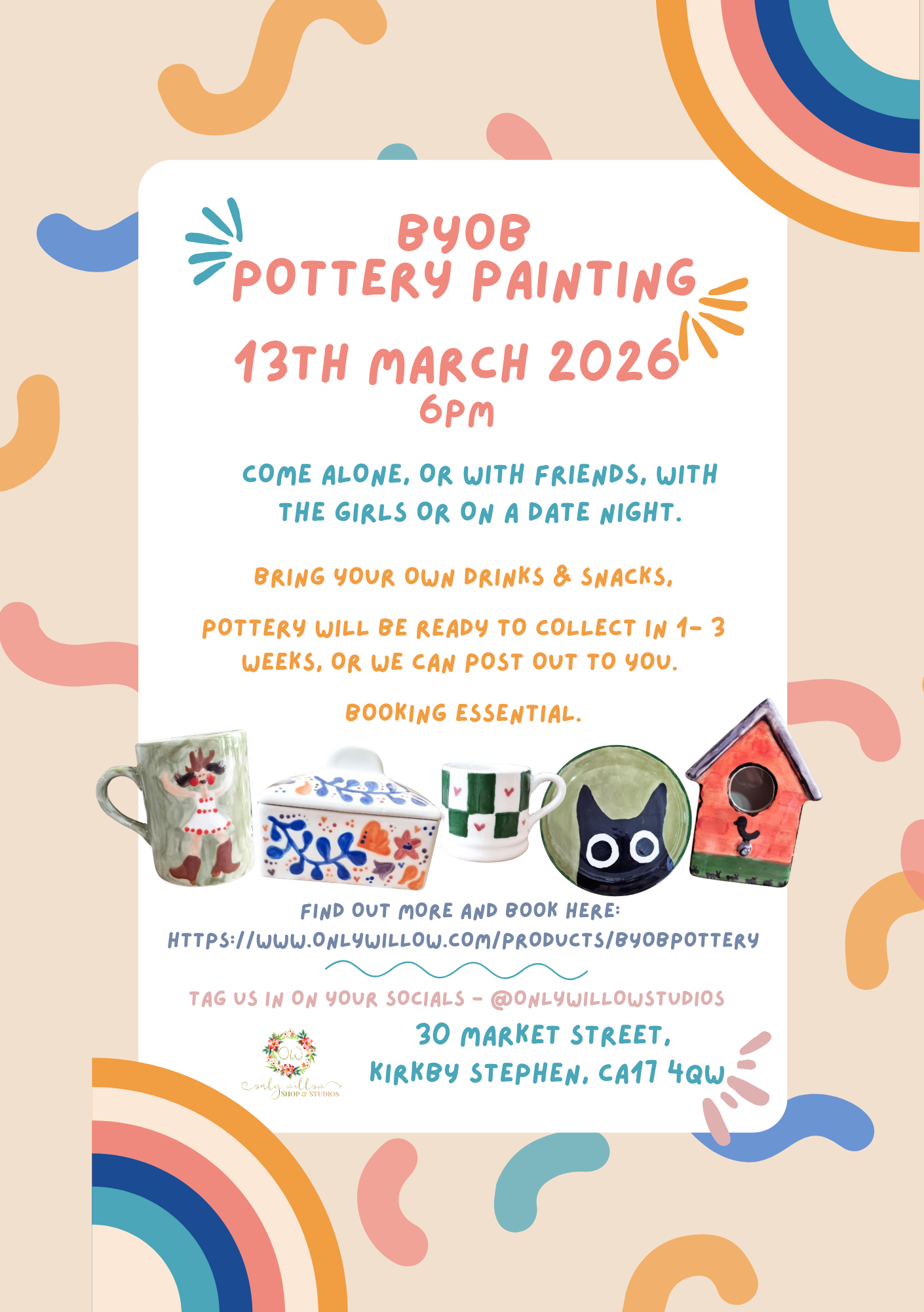 BYOB Potter Painting March 2026