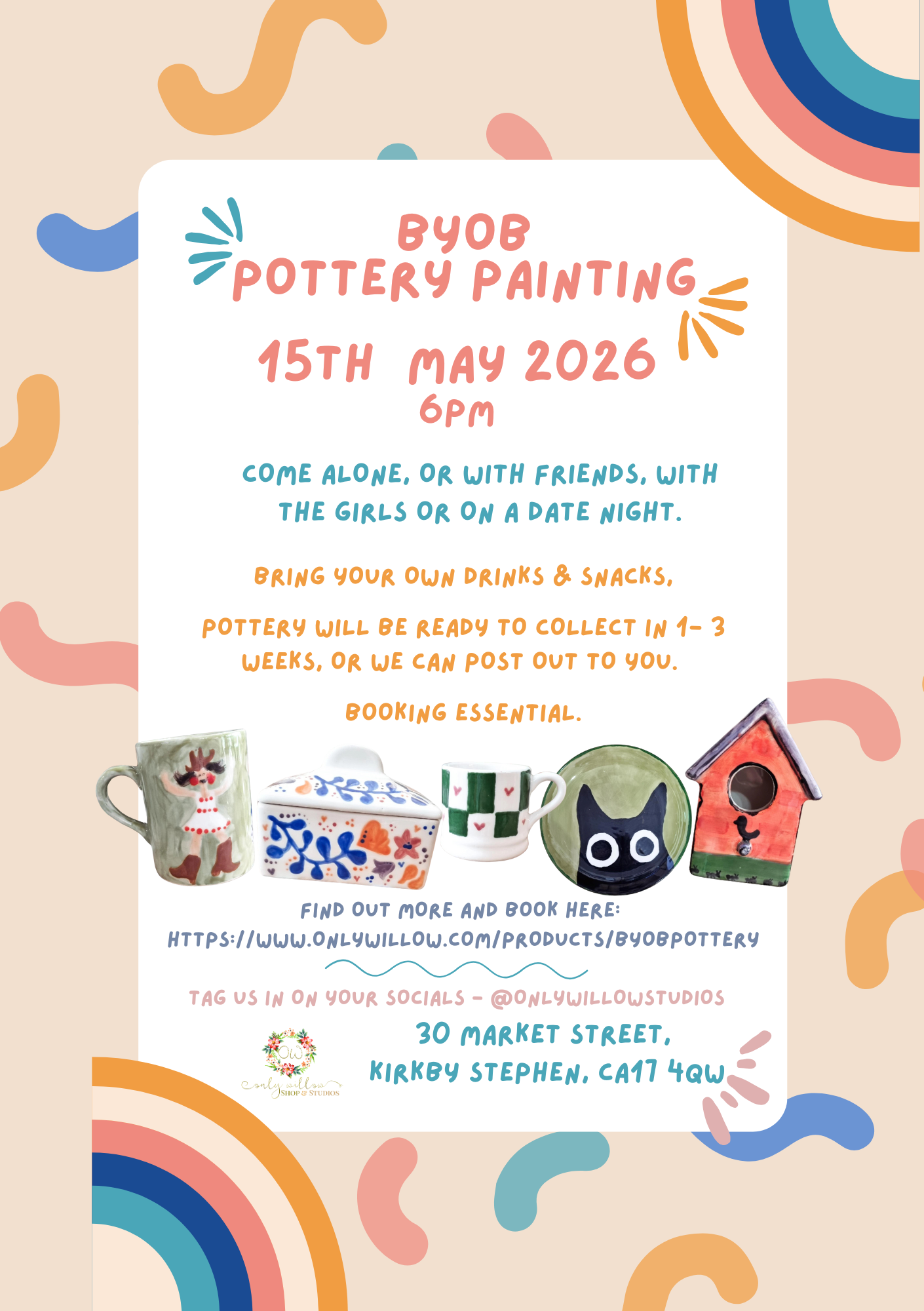 BYOB Potter Painting May 2026