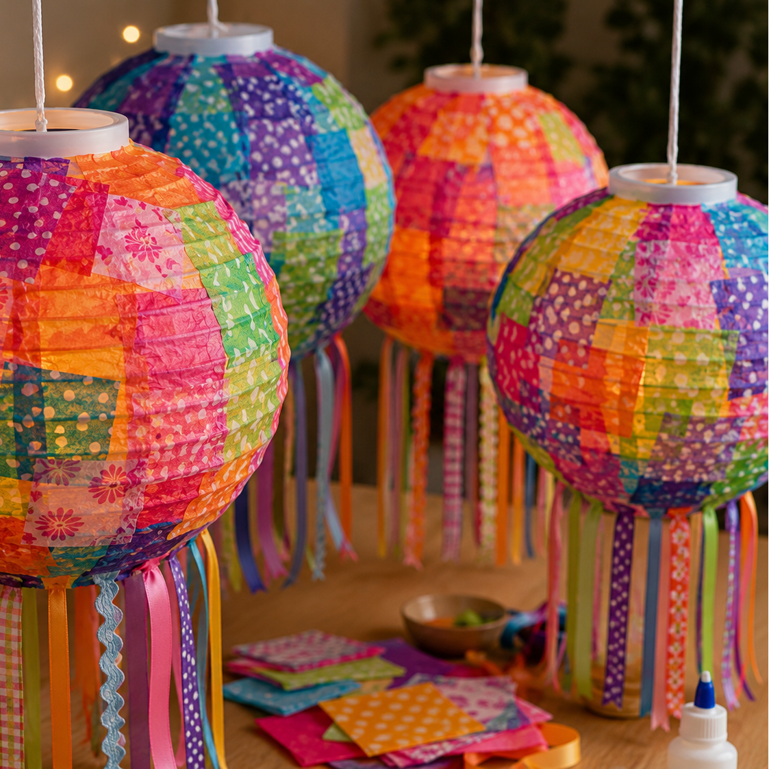 Decoupage Paper Lantern Workshop