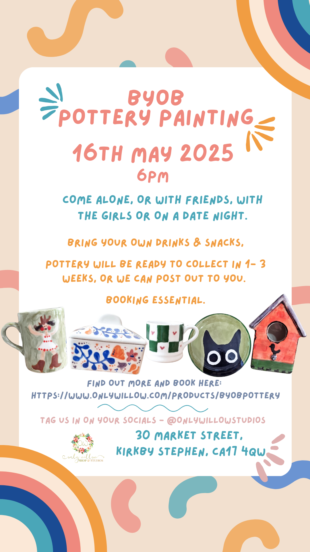 BYOB Potter Painting (May)