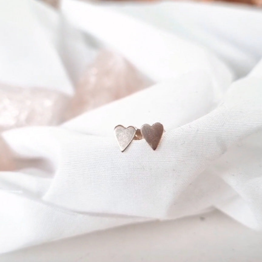 Heart Stud Earrings