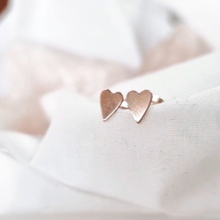 Heart Stud Earrings