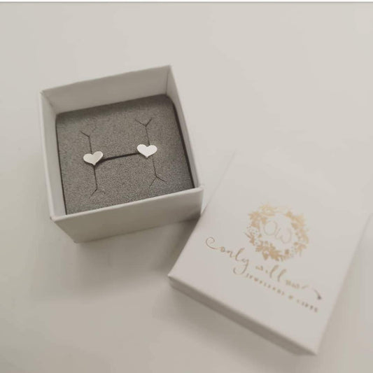 Heart Stud Earrings